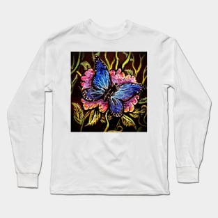 Blue morpho Long Sleeve T-Shirt